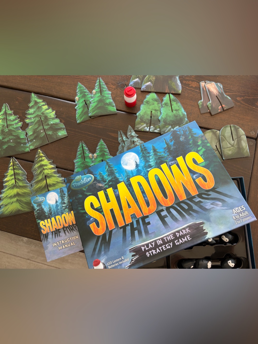 COMPLETE Shadows in the Forest Board Game by Thinkfun EXCELLENT USED CONDITION